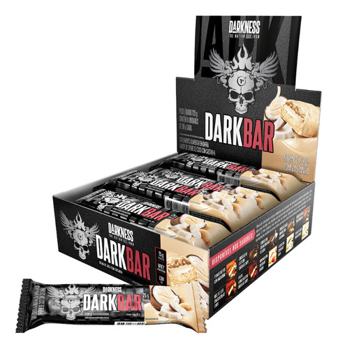 Dark Whey Bar (720g) 8un Creme De Coco Darkness