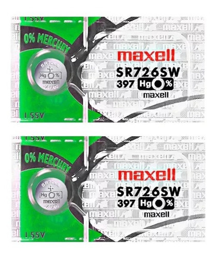 Pack De 2 Pilas Maxell Sr726sw 397