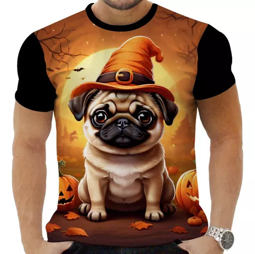 Camiseta Básica Ghost Happy Halloween Desenho Fantasma Blusa