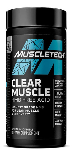 Aminoacido Clear Muscle Muscletech Next Gen 42 Capsulas