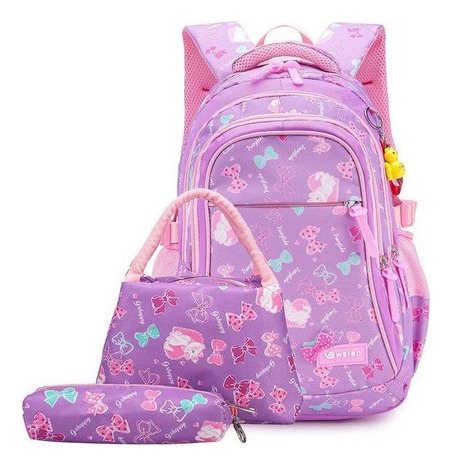 Kit De Mochilas Escolares Para Estudiantes De Primaria, 3 Pi