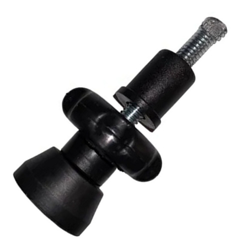 Kit Manipulo 4 Peças Para Cerca Grade/portão Proteção Pet Cor Preto