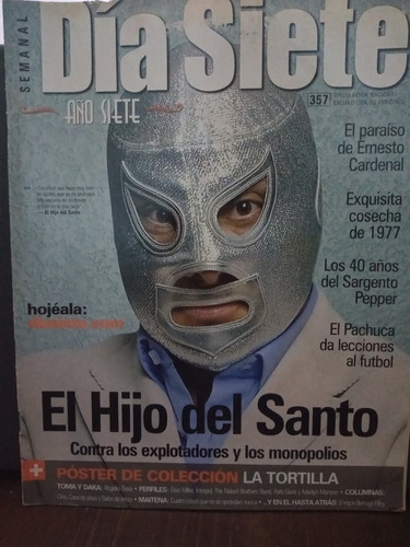 El Santo En Revista Dia Siete Año 7 No. 357 