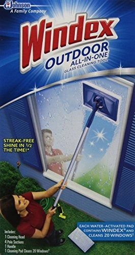 Windex Cleaner Window Outdoor All In One.