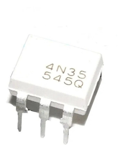 Pack De 5 Optoacoplador 4n35 Salida A Transistor Npn 