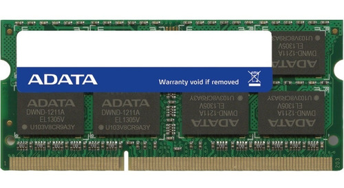 Memoria RAM Premier color verde 4GB 1 Adata ADDS1600W4G11-S