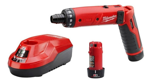 Kit De Destornillador Hexagonal De 1/4 Milwaukee 2101-22 Color Rojo