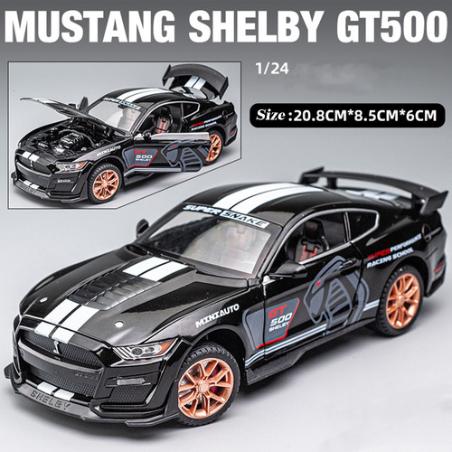 Ford Mustang Cobras Shelby Gt500 Miniatura Metal Auto 1/24