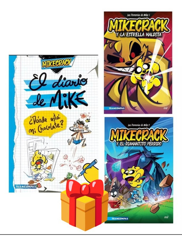 Kit De 3 Libros El Diario De Mike + Diamantito + Estrella