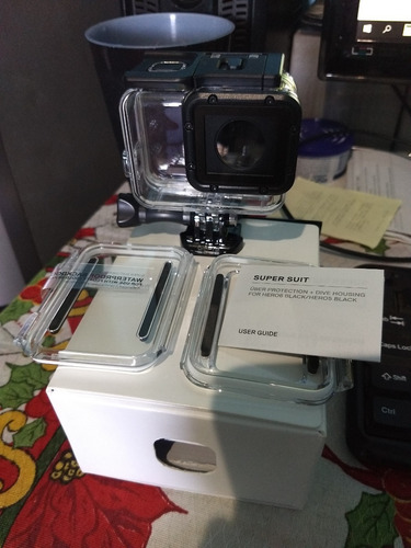 Super Suit Original Go Pro Hero 5 Ou 6 Black Aadiv-001 Nova