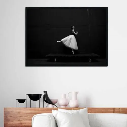 Marco de fotos decorativo para bailarinas con plataforma, 45 x 34 cm