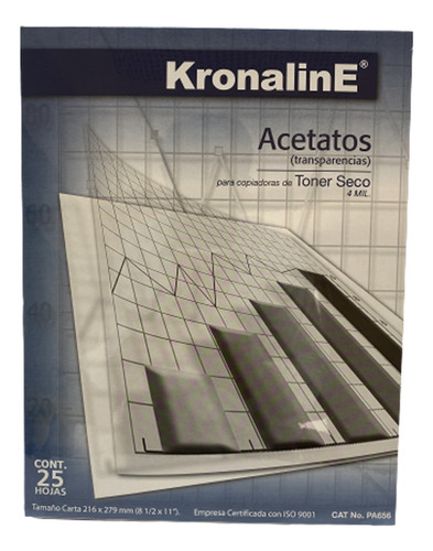 Acetato Poliester Kronaline Pa656 25h Carta Laser Toner