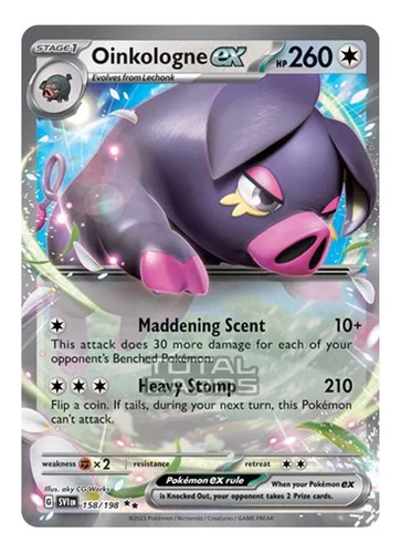 Oinkologne Ex - 158/198 - Sv01: Scarlet & Violet Base Set