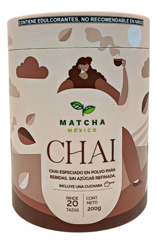 Chai Masala En Polvo 200g Sin Lácteos Con Hierbas Mexicanas