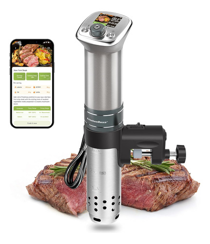 Kitchenboss Wifi Sous Vide Perilla Magnética 1100w Cocina