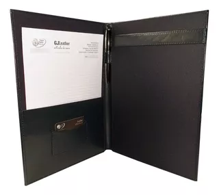 Carpeta A4 Cartapacio Folder De Biocuero Cuerina Gj Leather