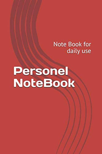 Personel Notebook: Note Book For Daily Use -pnb-