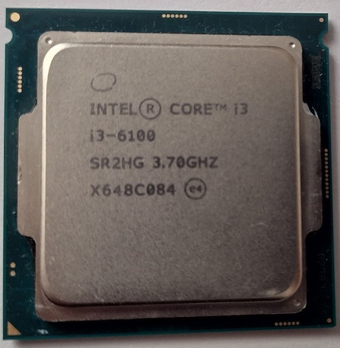 Procesador Intel I3 6100 3,7 Ghz 6ta Generacion Lga 1151