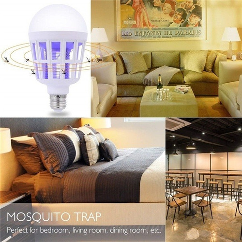 Mosquito Assassino Lâmpada Bug Zapper Lâmpada E27