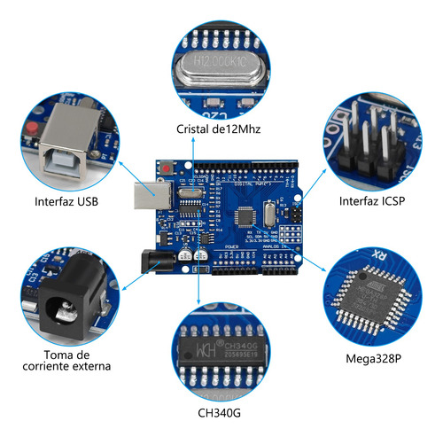 Kit Componentes Electronicos Compatibles Con Arduino Uno