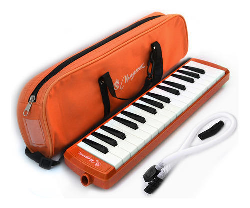 Melodica Piano Magma 32 Notas Color Naranja Con Funda M3205 Color Naranja claro