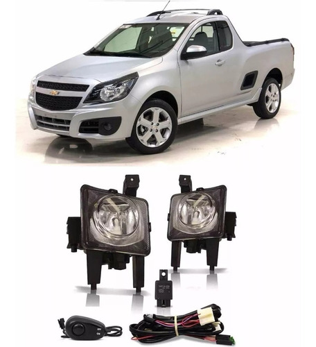 Kit Farol Milha Montana 2009 /2015 +kit Leds 6000k+2 Brindes