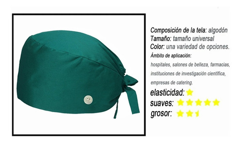 Imagen 3 de 7 de Gorro Médico Quirúrgico
