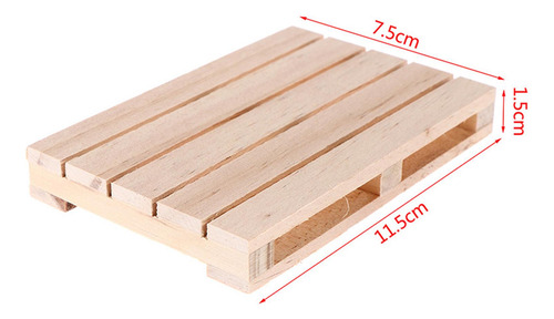 6 Wood Pallet Coaster Practical Tea Coffee Cup Pad Wooden