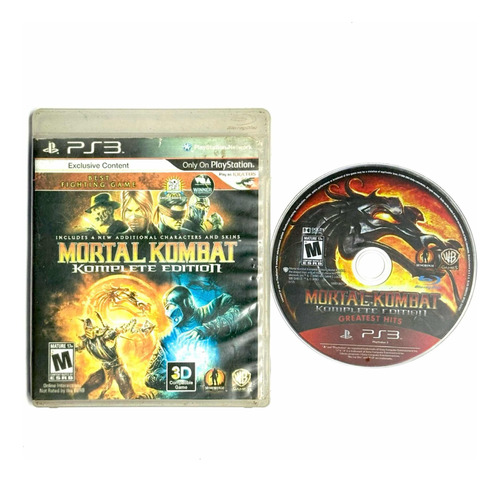 Mortal Kombat Komplete Edition - Juego Físico Playstation 3