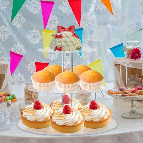 Soporte Para Cupcakes De Acrílico, Soporte Transparente Para