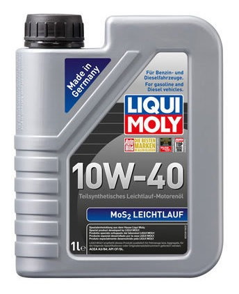 Aceite De Motor Liqui Moly 1 Litro 10w40 Semisintetico Mos2