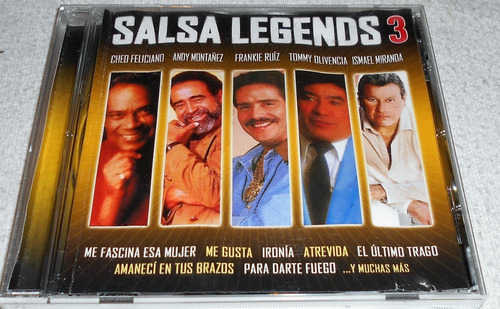 Cd Salsa Legends 3 / Montañez Feliciano Miranda F Ruiz Tommy