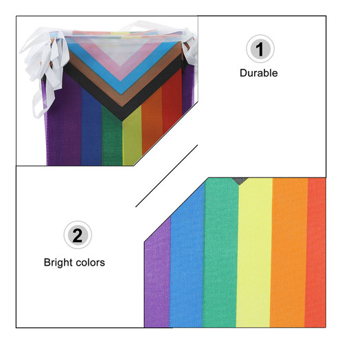 Banderín De Colores Arcoíris Para Colgar, Diseño De Orgullo
