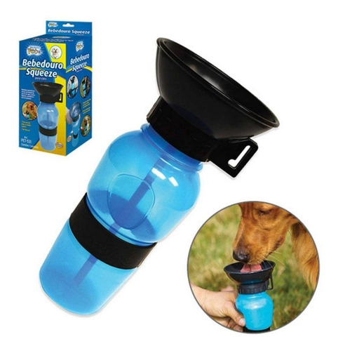 Garrafa Squeeze Para Cachorros Ou Gatos Passeios Caminhadas 