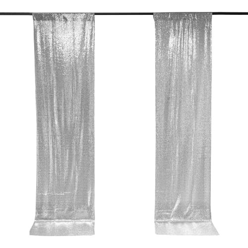 2pc Sequin Backdrop , For Curtain Panels, Stage Backgro...