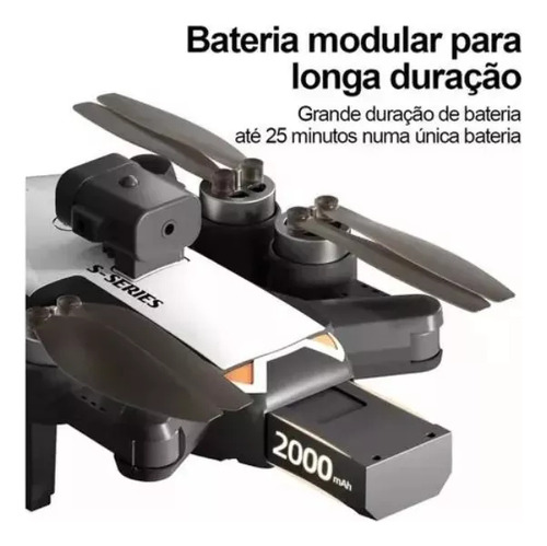Drone S2s Profissional Dual Câmera Hd Motor Brushless Sensor