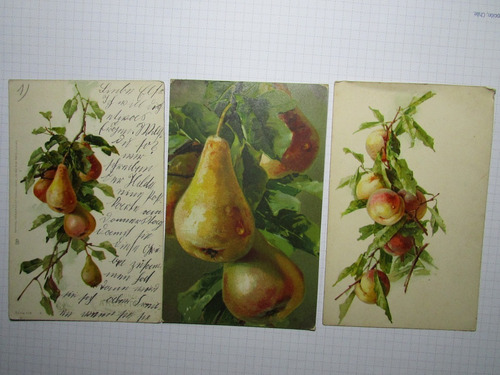 Alemania Lote N2 Postales Aprox 1920 Frutas E3