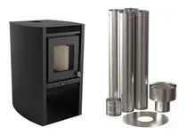 Comprar Calefactor De Doble Combustión + Kit Caños 52mt2 Oferta