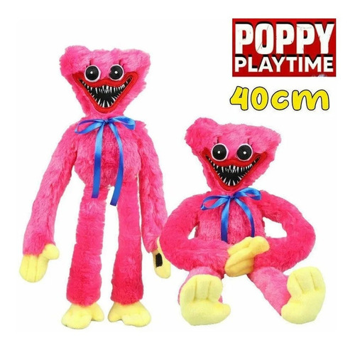 40 Cm Peluche Huggy Wuggy De Poppy Playtime Color Rosa 