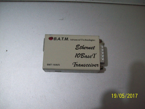 Transceiver Ethernet 10/100 Base T Db15 A Rj45