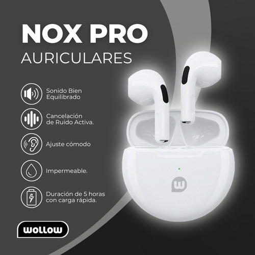 Auricular Inalámbrico Wollow Nox Pro