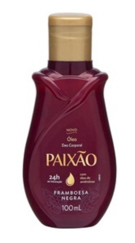 Promoção Óleo Corporal Paixão 100ml 4unds Envio Imediato
