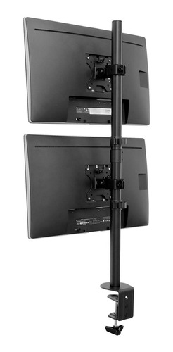 Soporte Doble 2 Monitor Vertical De Escritorio Con Prensa