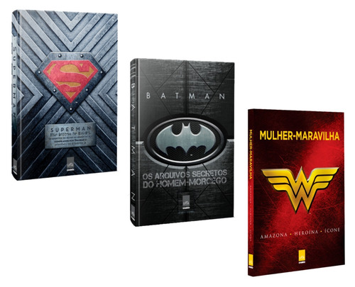 Livros Arquivos Secretos Superman Batman Mulher Maravilha