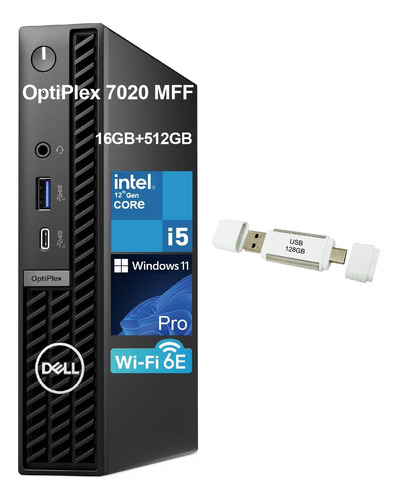 Dell Optiplex 7020 7000 Mff Intel I5-12500t (6 Cores,