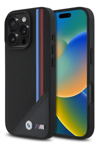 comprar Protector Bmw Para iPhone 16 Pro Max Magsafe Tricolor Lines 