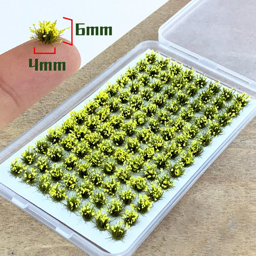 Aglomerado De Flores Em Miniatura Artificial, Luz Amarela