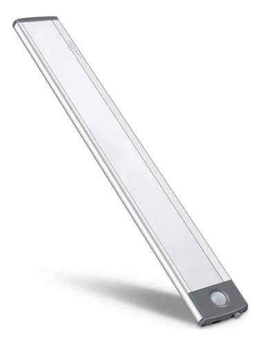 Luz Led Barra Con Sensor Movimiento 30cm Sin Cables/metalico