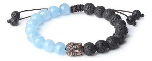 Coai Pulsera De Cuentas De Oración Mala Con Cabeza De Buda Y