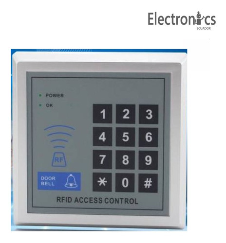 Lector Control Acceso Rfid  Tarjetas 125khz Proelectronics